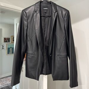 Express leather blazer/coat - size small!